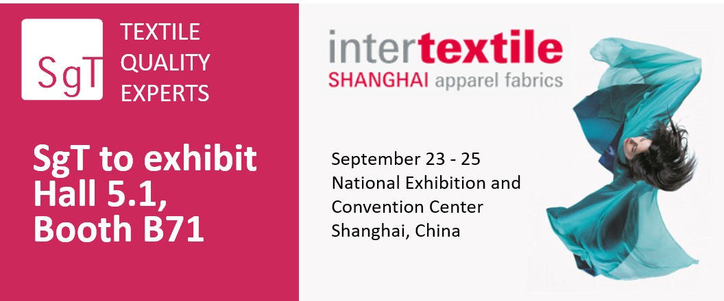 SgT to Exhibit at Intertextile Shanghai Apparel Fabrics